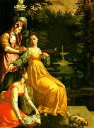 Jacopo da Empoli susanna i badet USA oil painting artist
